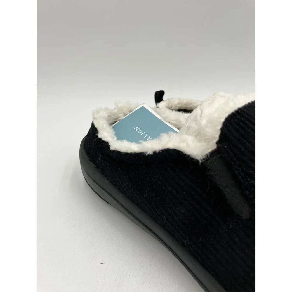 NEW Waco Dundee Corduroy Men's Slippers Black US Size 13 MEDIUM